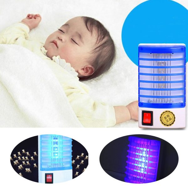 1 Piece Socket Electric 220v Mini Mosquito Lamp Led Insect Mosquito Repeller Killing
