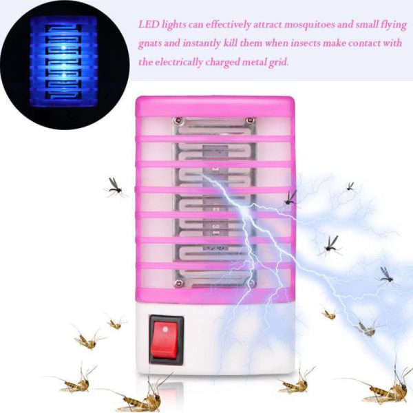 1 Piece Socket Electric 220v Mini Mosquito Lamp Led Insect Mosquito Repeller Killing