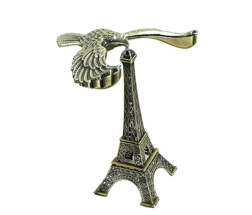 Self-Balancing Eagle with Eiffel Tower Toy