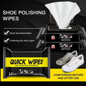 Instant Shoe Cleaning Wipes